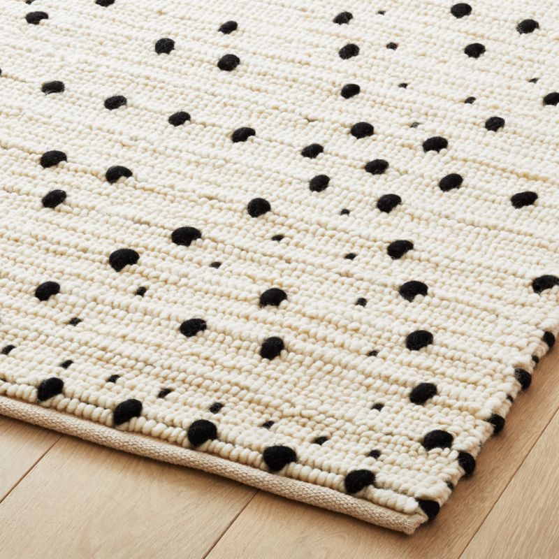 Orville Black Dot Rug 8'x10'
