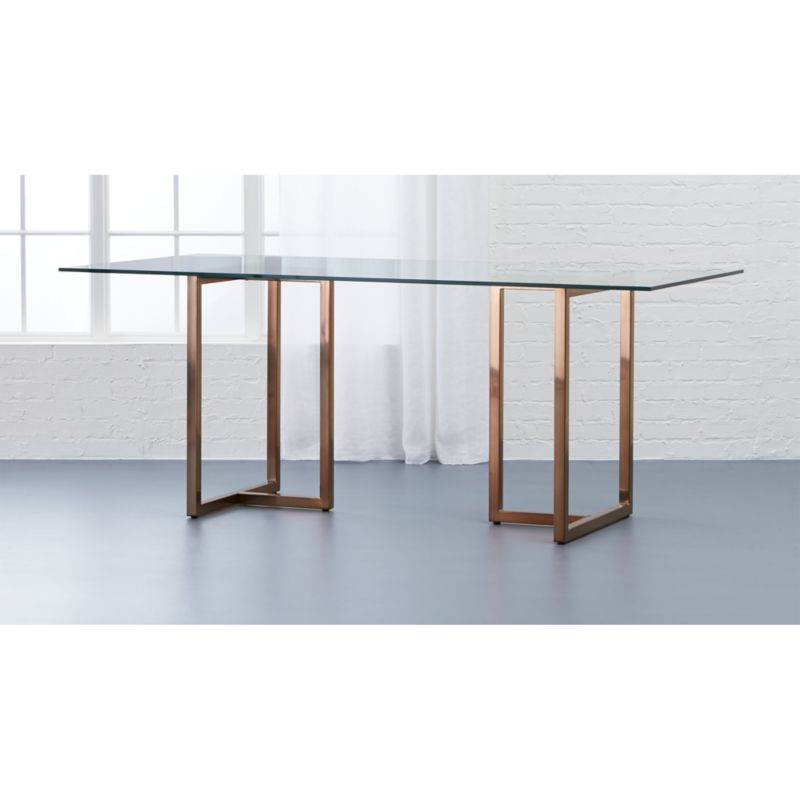 silverado 72" rectangular dining table CB2