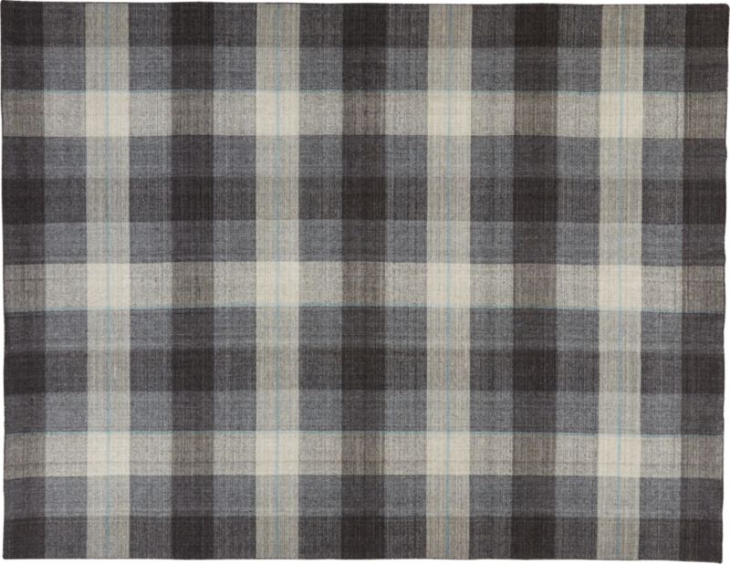 tailor plaid rug 9'x12' CB2