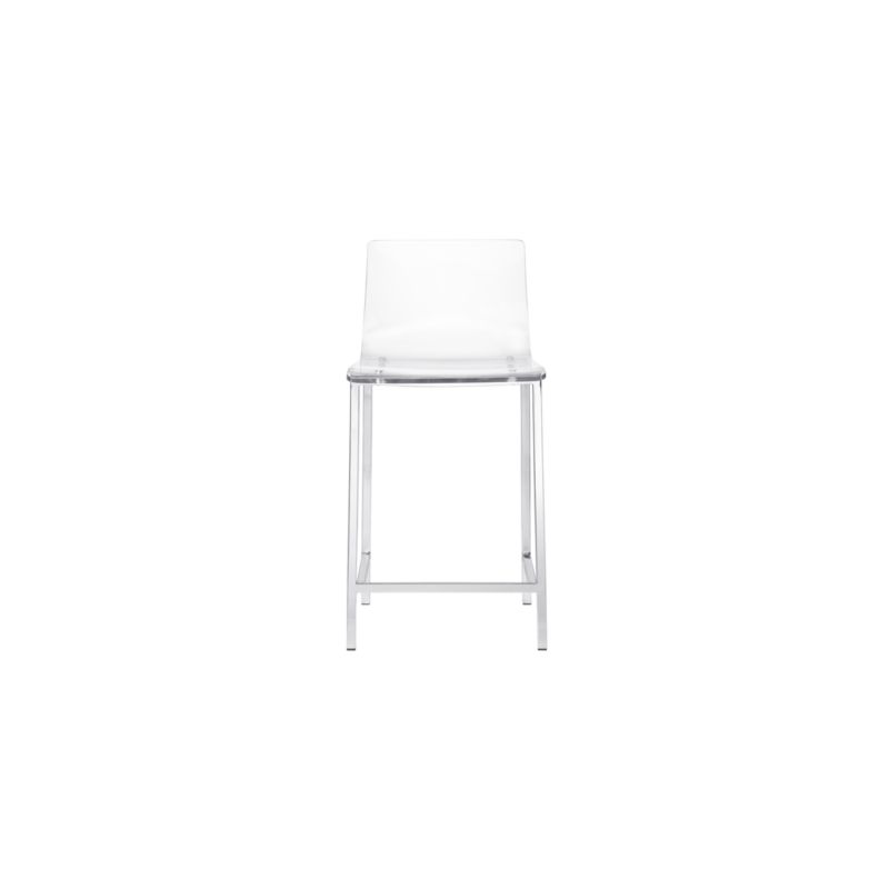 vapor 24" acrylic counter stool CB2