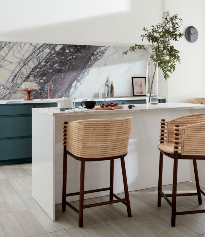 White Marble Top Island XL