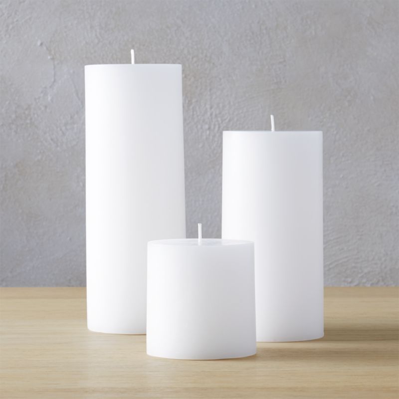 pillar candles CB2
