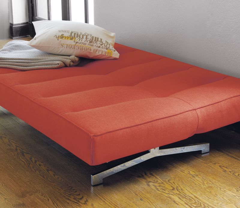 flex orange sleeper sofa CB2