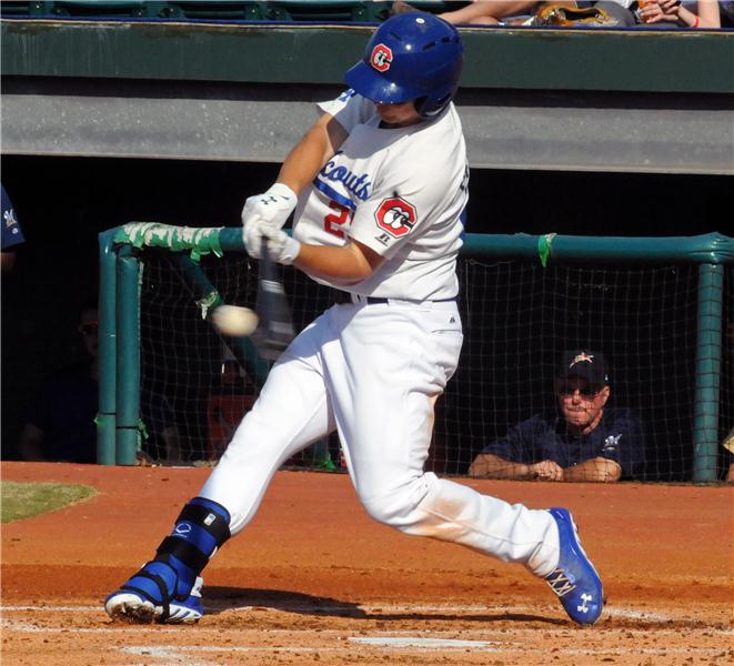 ExLookout Joc Pederson Gets First AtBat In Majors