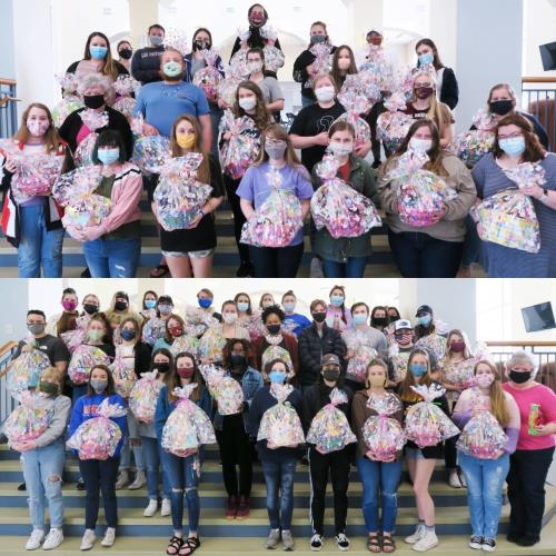 LEAP Students Donate Easter Baskets To Senior Living Centers