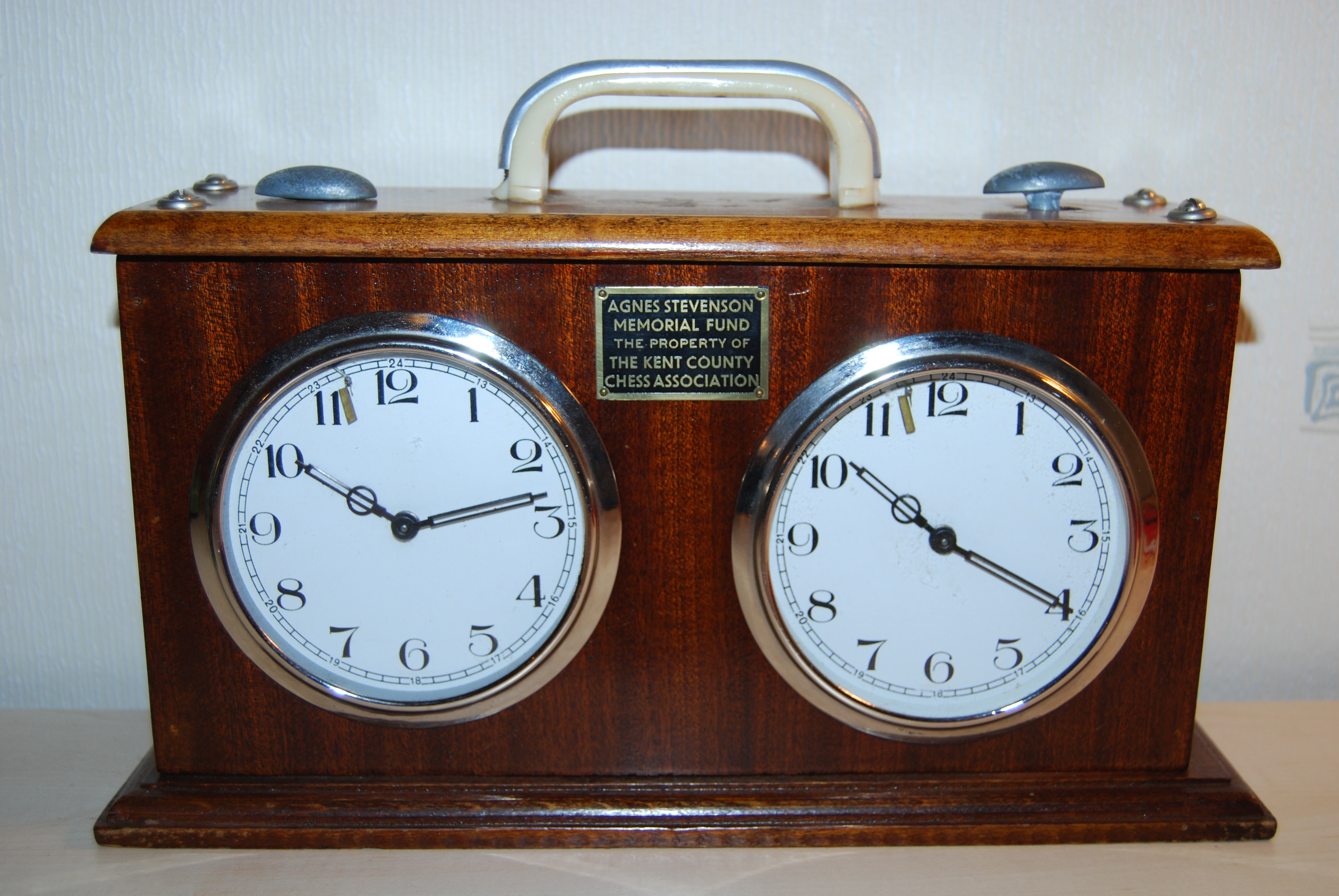 Agnes Stevenson Memorial Chess Clock Chess Forums