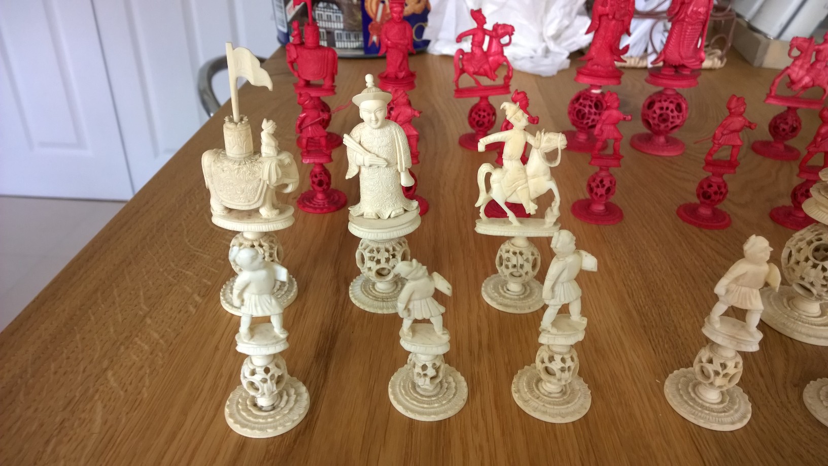 Antique Ivory Carving Set at Joseph Pollock blog