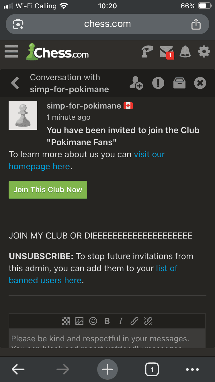 WTH simpforpokimane 💀 Chess Forums