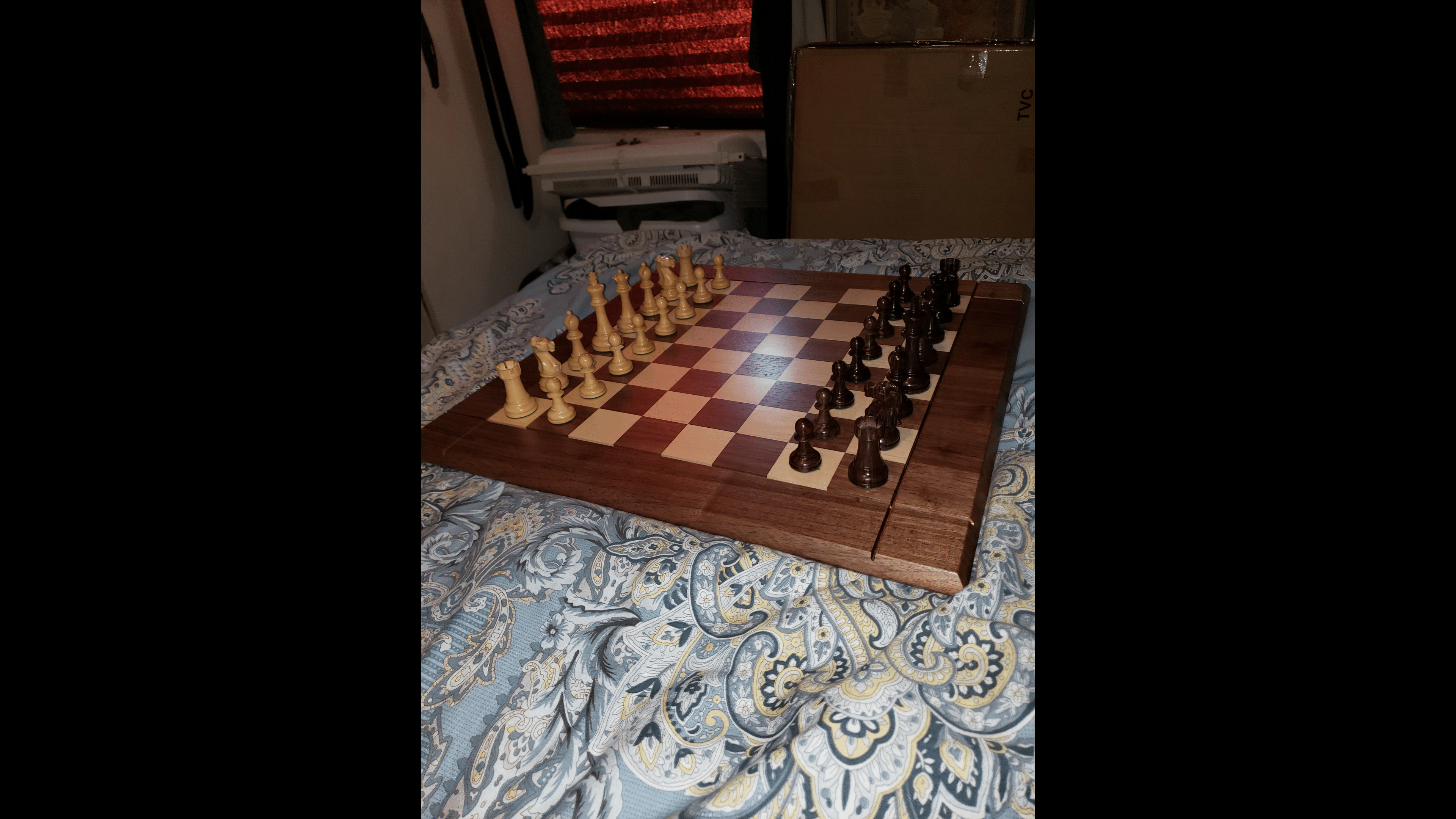 What size chess board do you like to use at home? Chess Forums