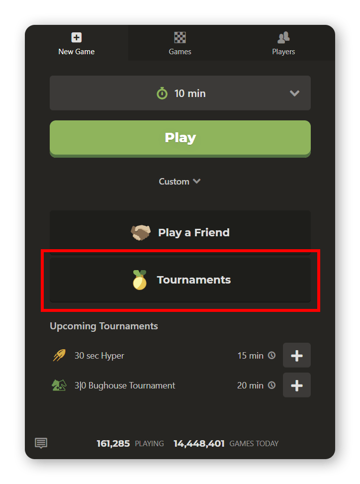 Shareable Tournaments Now On