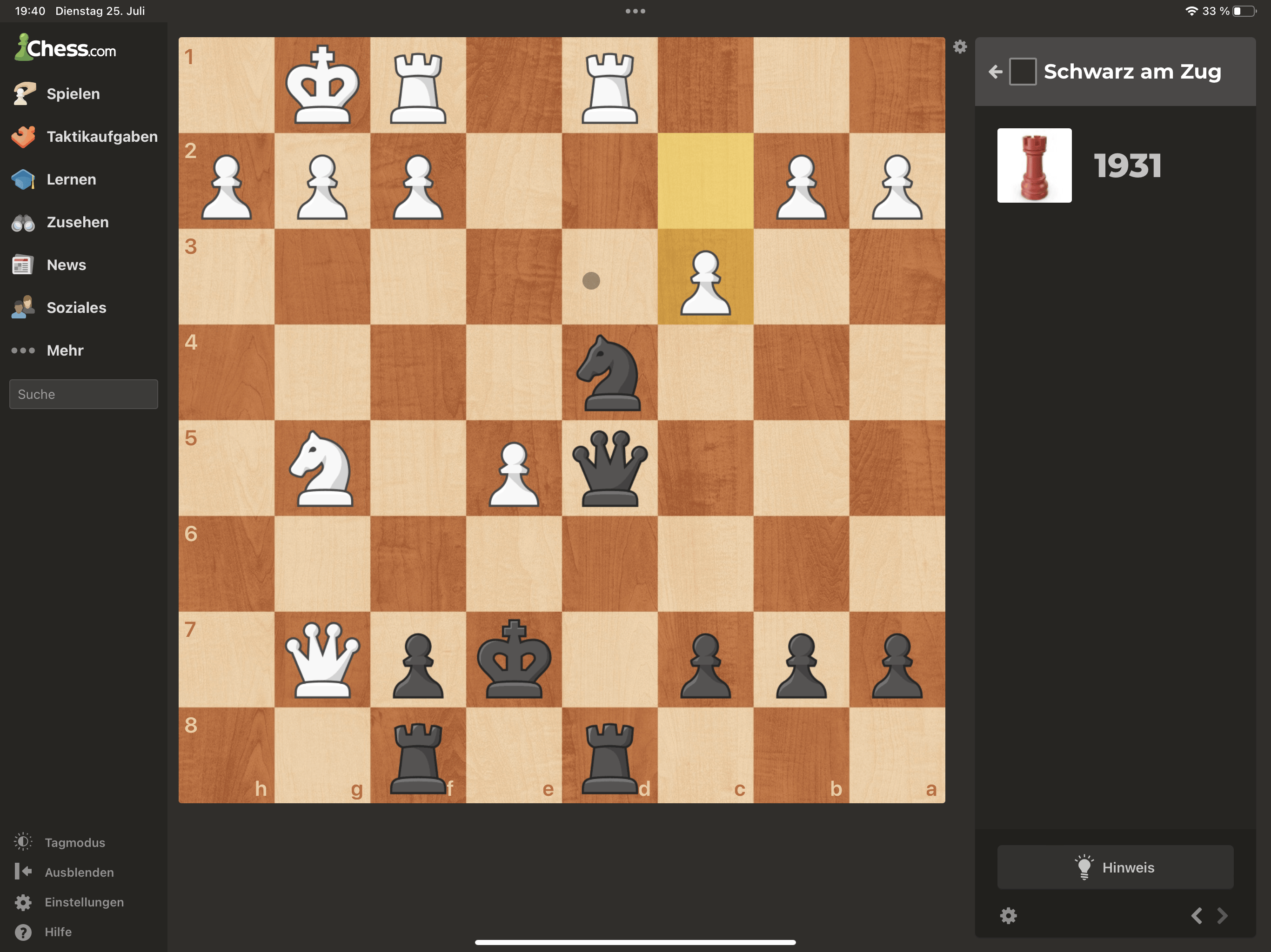 Problems with iPad ans Chess Forums