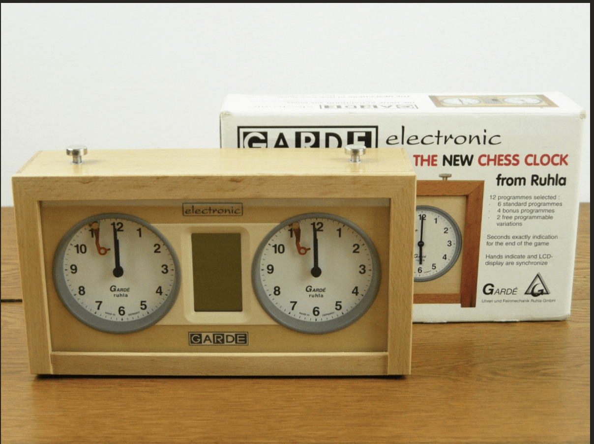 Garde analog and digital chess clock Chess Forums