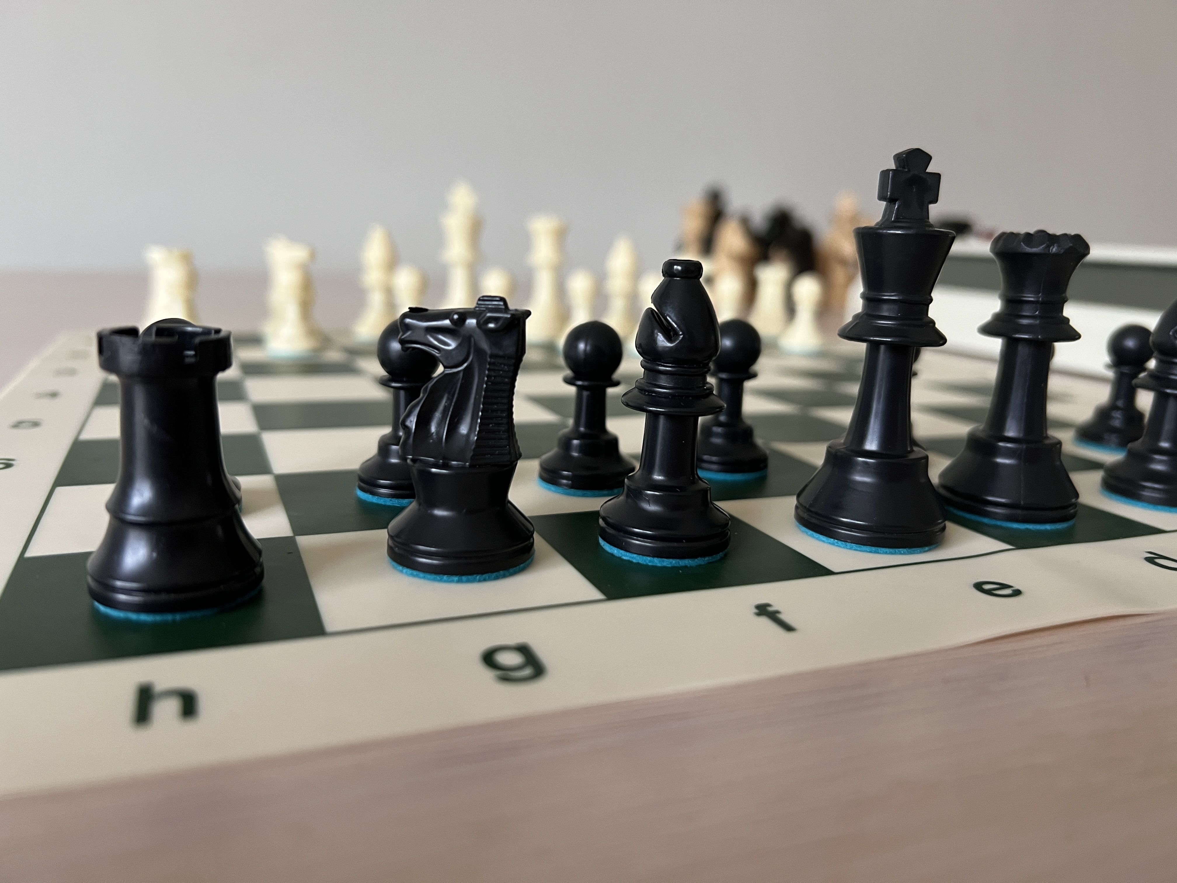 Weighting plastic chess pieces with lead shot DONE Chess Forums