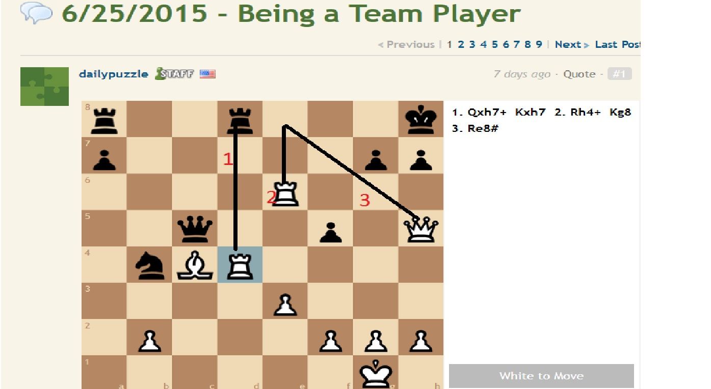 Daily Puzzle 6/25/2015 Being a Team Player Page 9