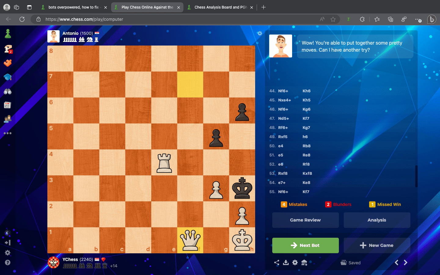 bots overpowered, how to fix Chess Forums