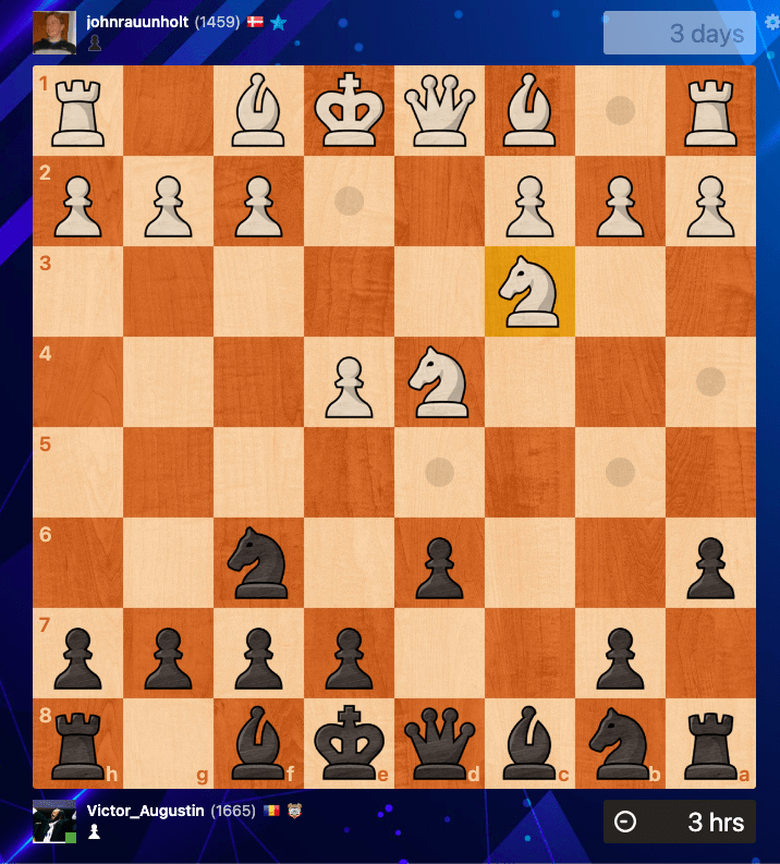 I can not make any move. Chess Forums
