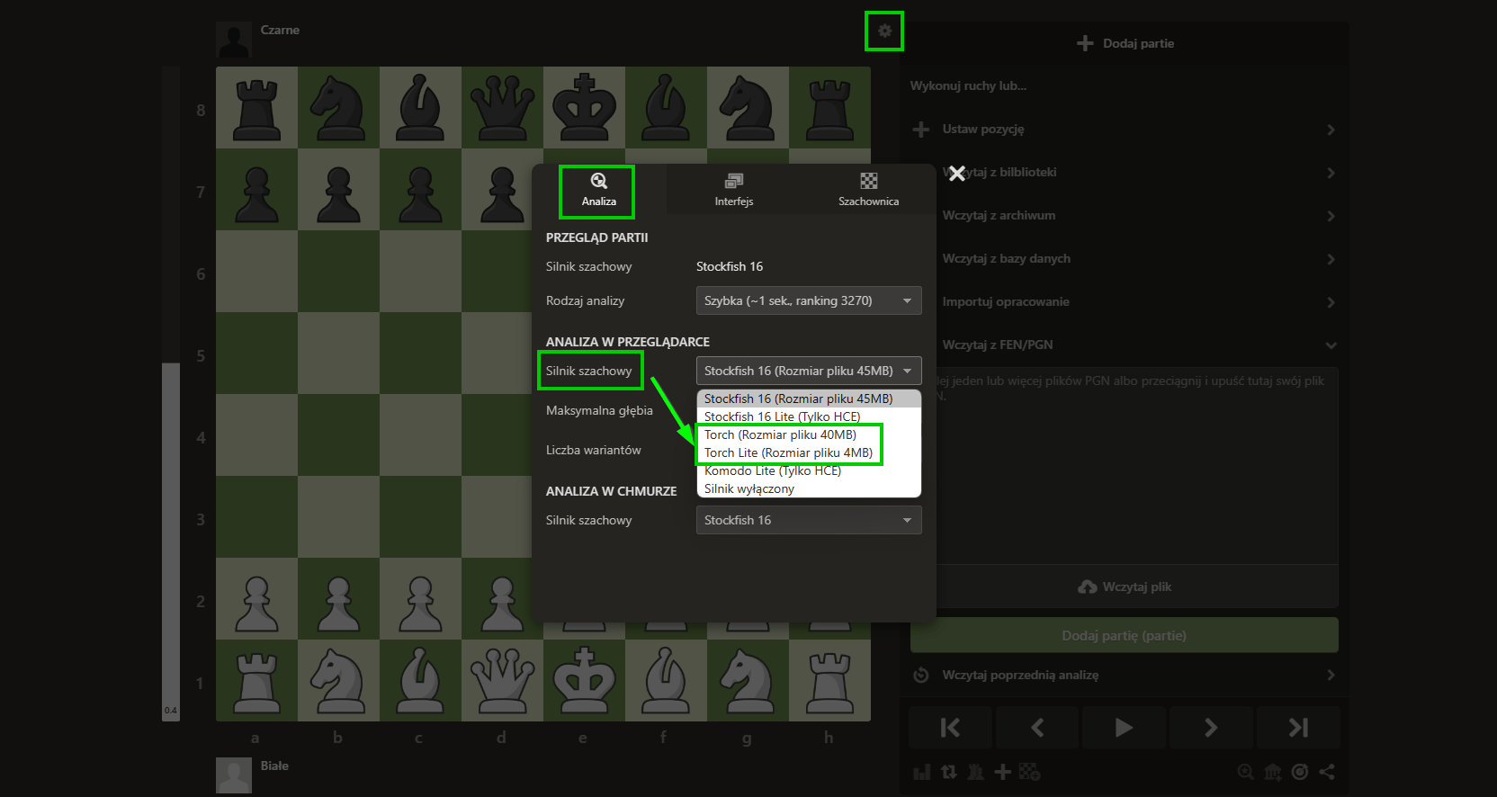 Rzuć nowe światło na swoje partie - nowy silnik Torch dostępny na Chess
