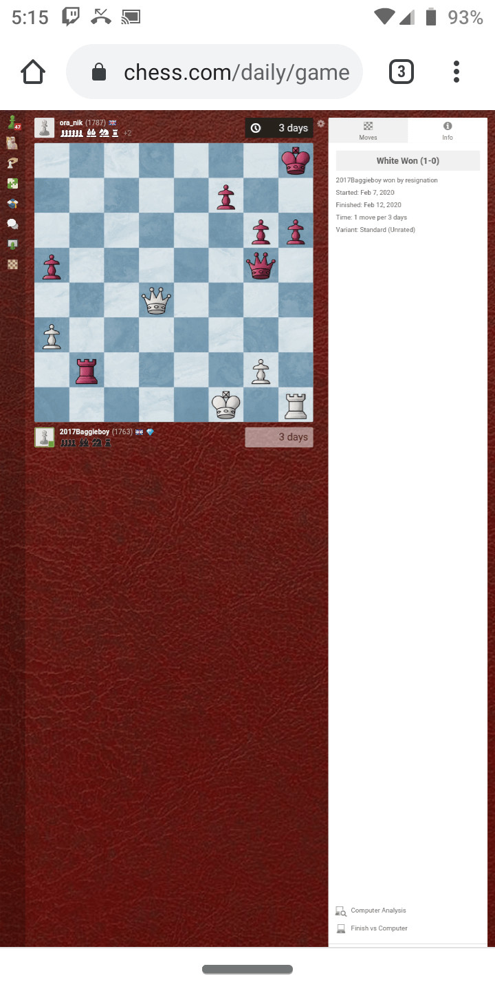 rating not moved Chess Forums
