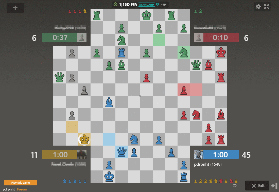 4Spieler Schach Schachbegriffe