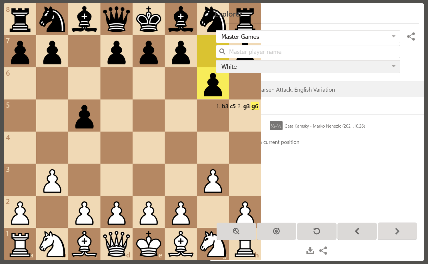 Glitch in layout Opening Explorer Chess Forums