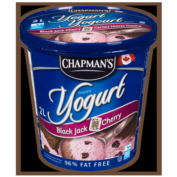 Chapman's Black Jack Cherry Frozen Yogurt reviews in Frozen Yogourt