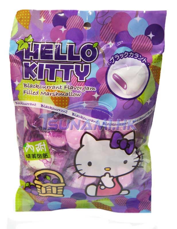 Sanrio Hello Kitty Blackcurrant JamFilled Marshmallows reviews in