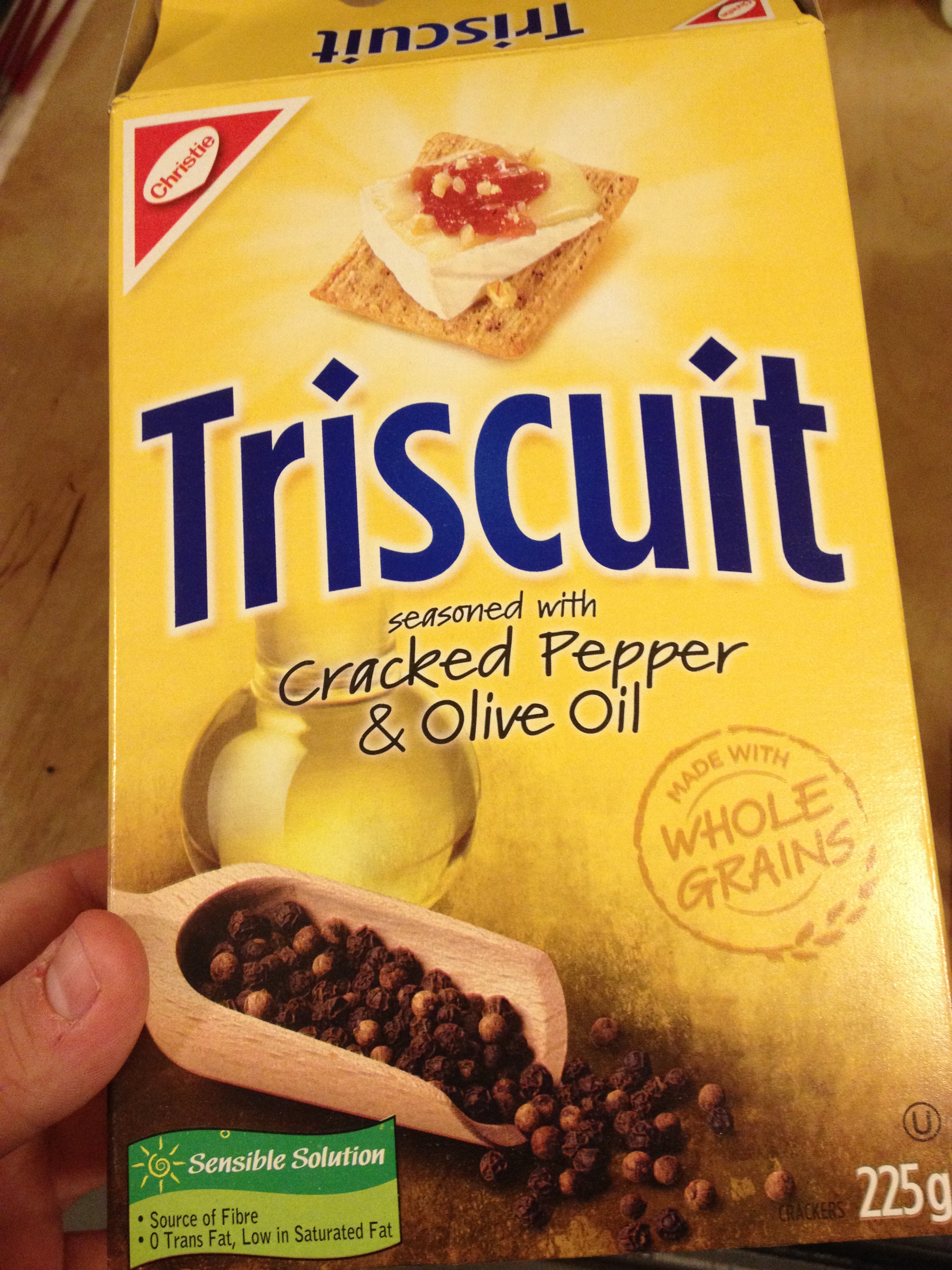 Triscuit Crackers Cracked Pepper & Olive Oil reviews in Crackers ChickAdvisor