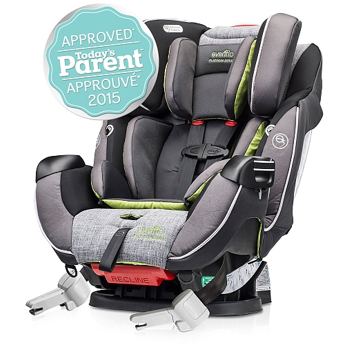 Evenflo Symphony DLX Platinum Protection Series All in One Car Seat