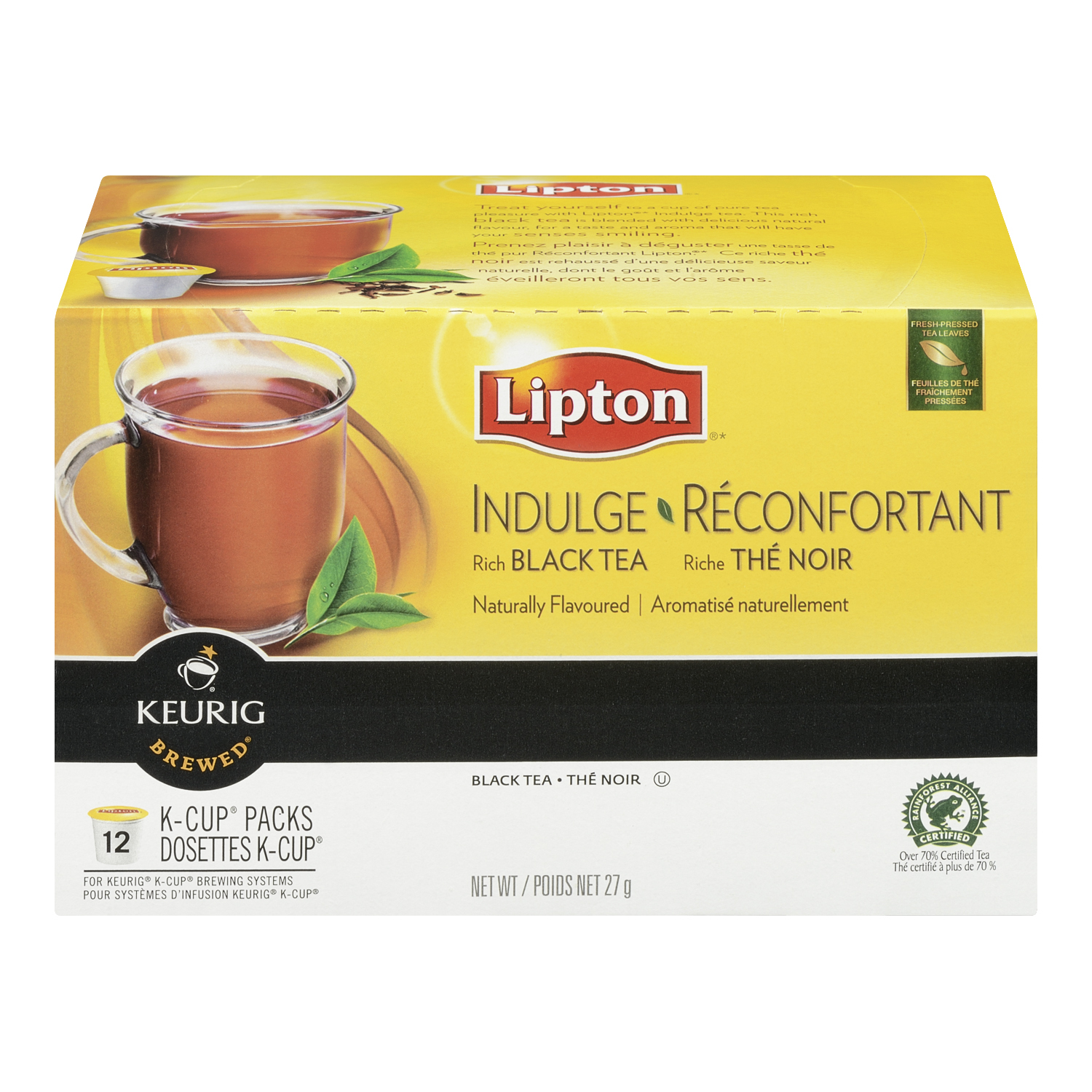 Lipton Indulge Rich Black Tea KCup Packs reviews in Tea ChickAdvisor