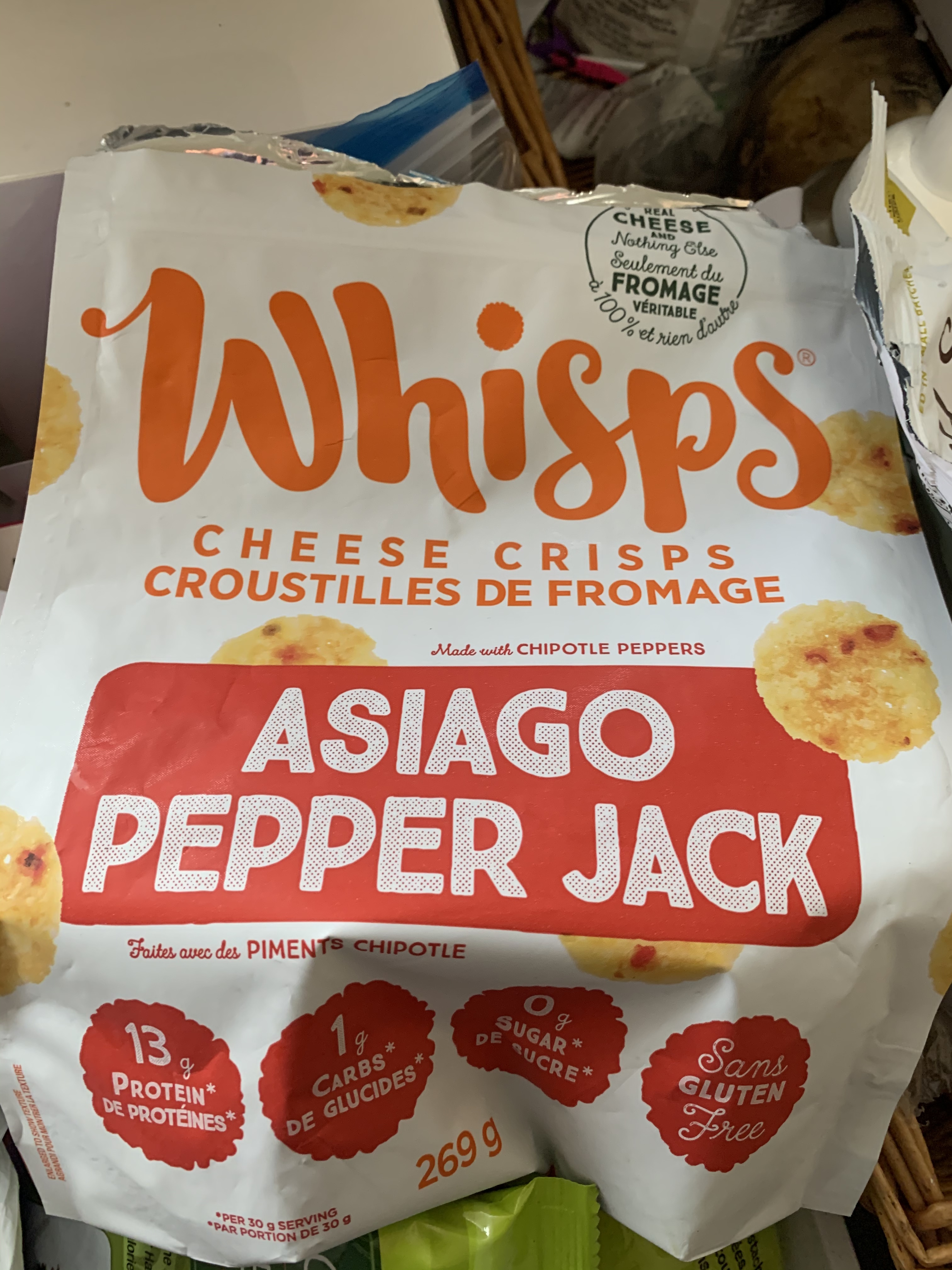 Cello Whisps Parmesan Cheese Crisps reviews in Snacks ChickAdvisor