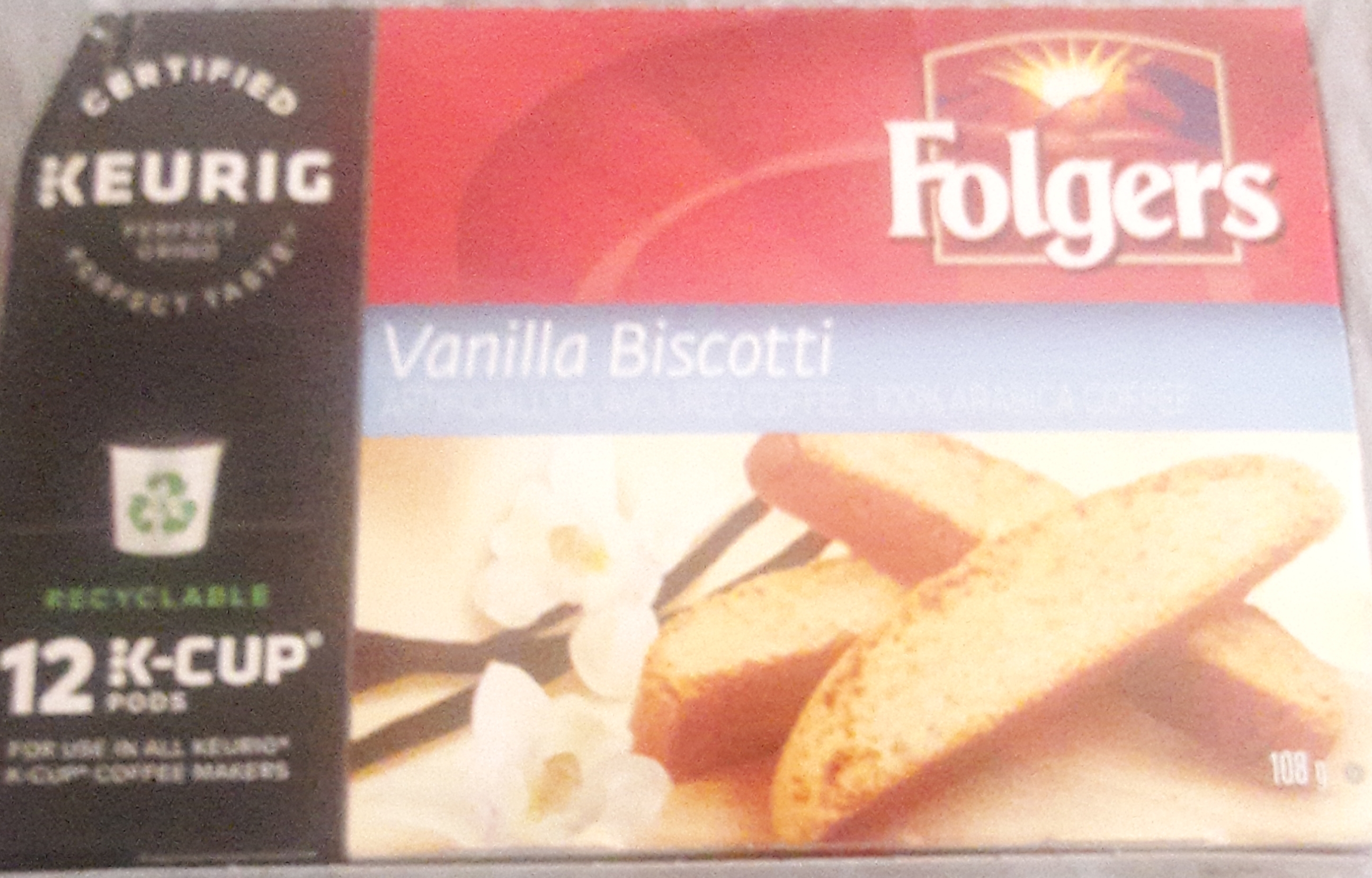 Folgers Vanilla Biscotti KCups reviews in Coffee ChickAdvisor