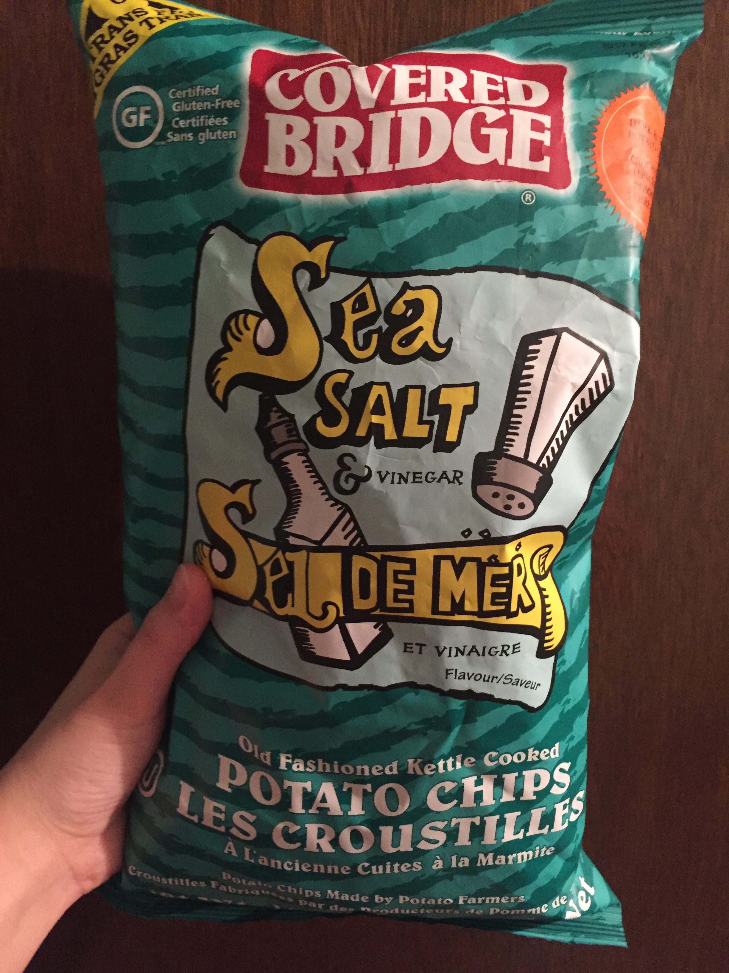 covered bridge sea salt chips reviews in Snacks ChickAdvisor