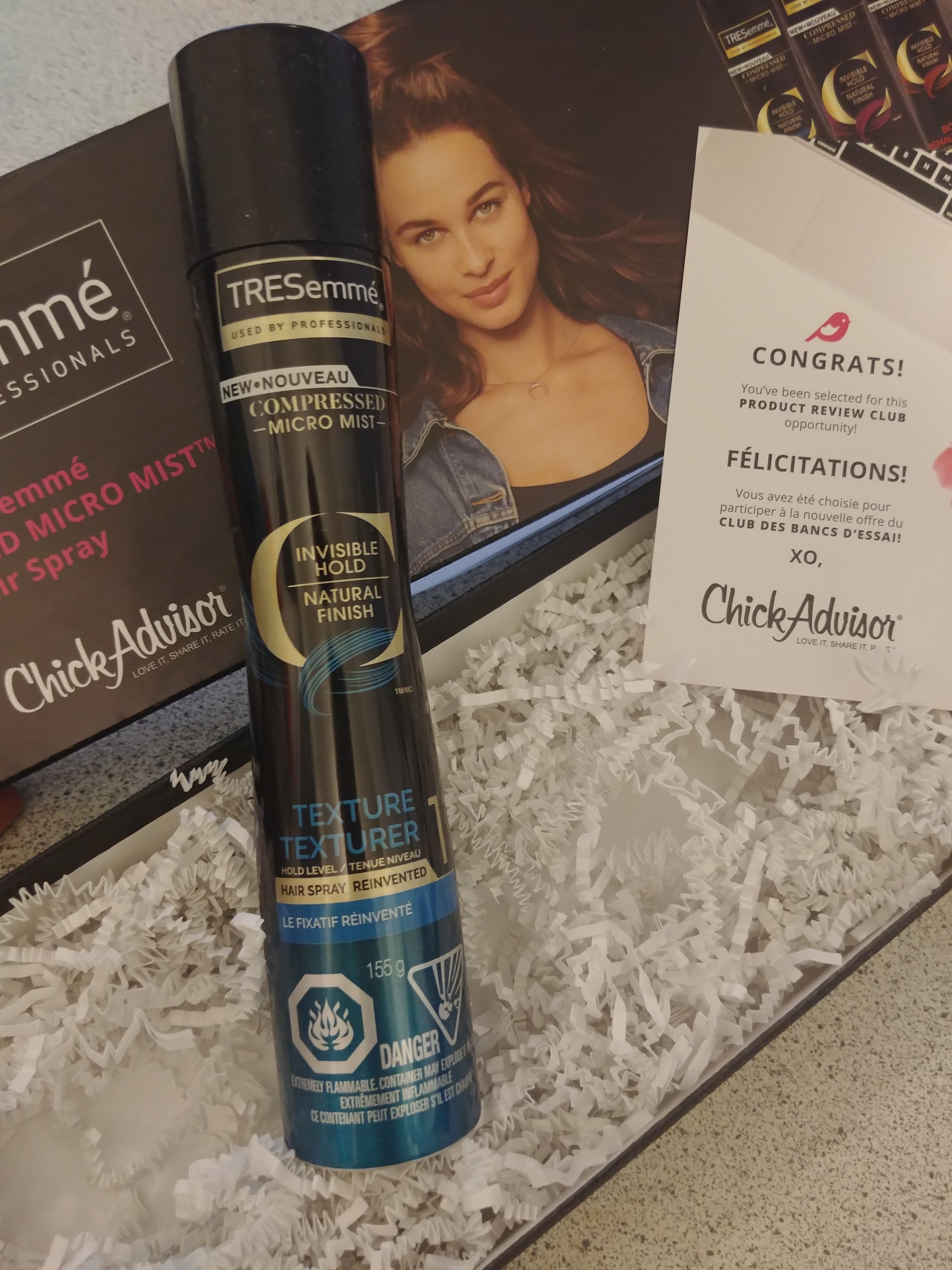 TRESemmé Texture Compressed Micro Mist Hair Spray Hold Level 1 reviews
