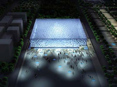Computer Generated Image Of Bird S Nest China Org Cn