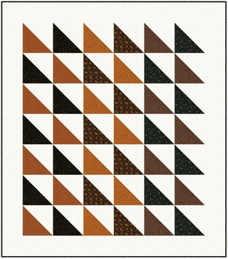 FE81109001 Orange is the New Black Quilt Kit Choice Fabrics