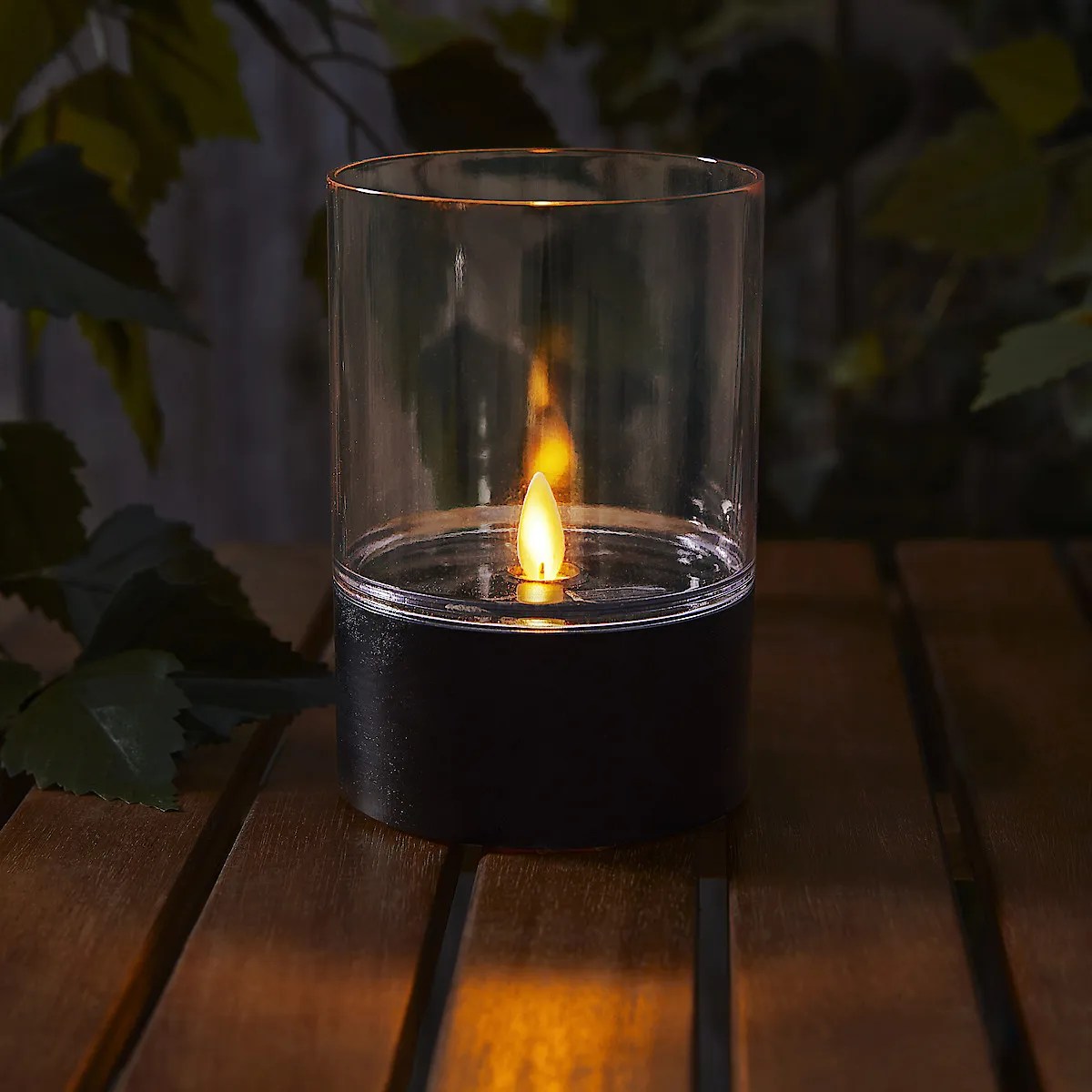 Solcellslykta Clas Ohlson Solcellslykta cylinder 9 cm Clas Ohlson