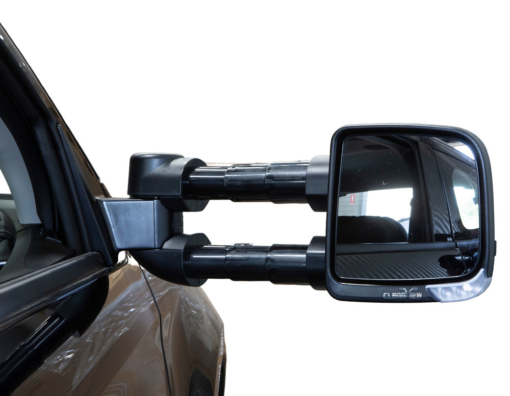 Clearview COMPACT Towing Mirrors, Jeep Grand Cherokee, 201021