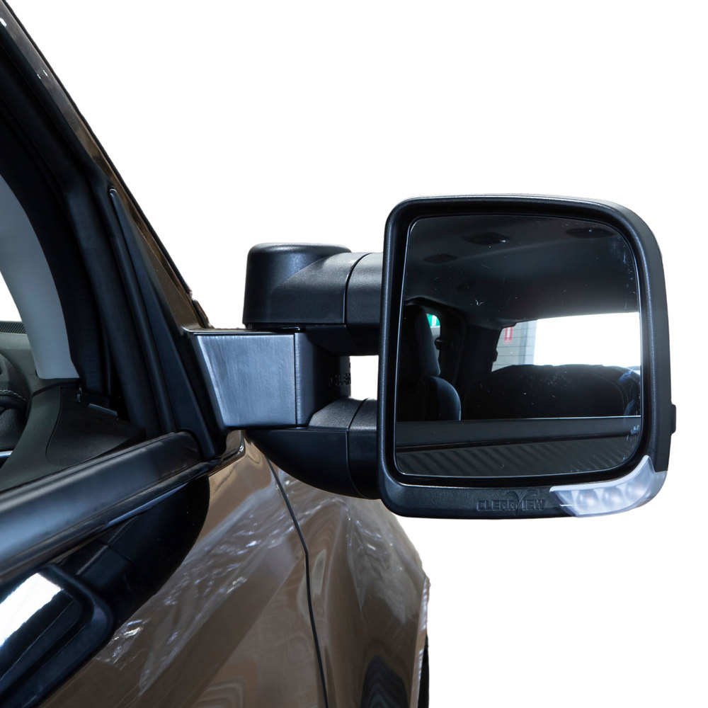 Clearview COMPACT Towing Mirrors, Jeep Grand Cherokee, 201021