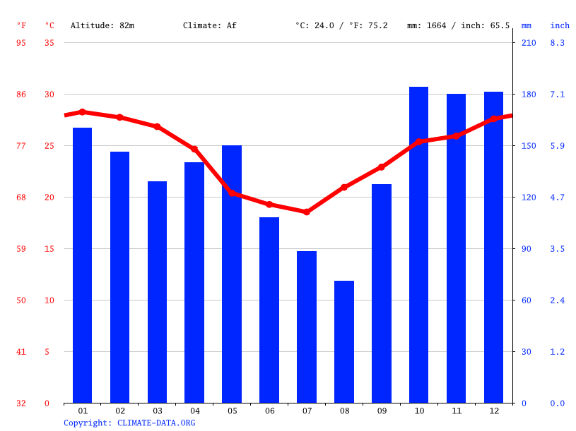 San Pedro del Ycuamandyyú climate Average Temperature, weather by