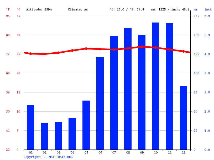 Florida climate Average Temperature, weather by month, Florida weather