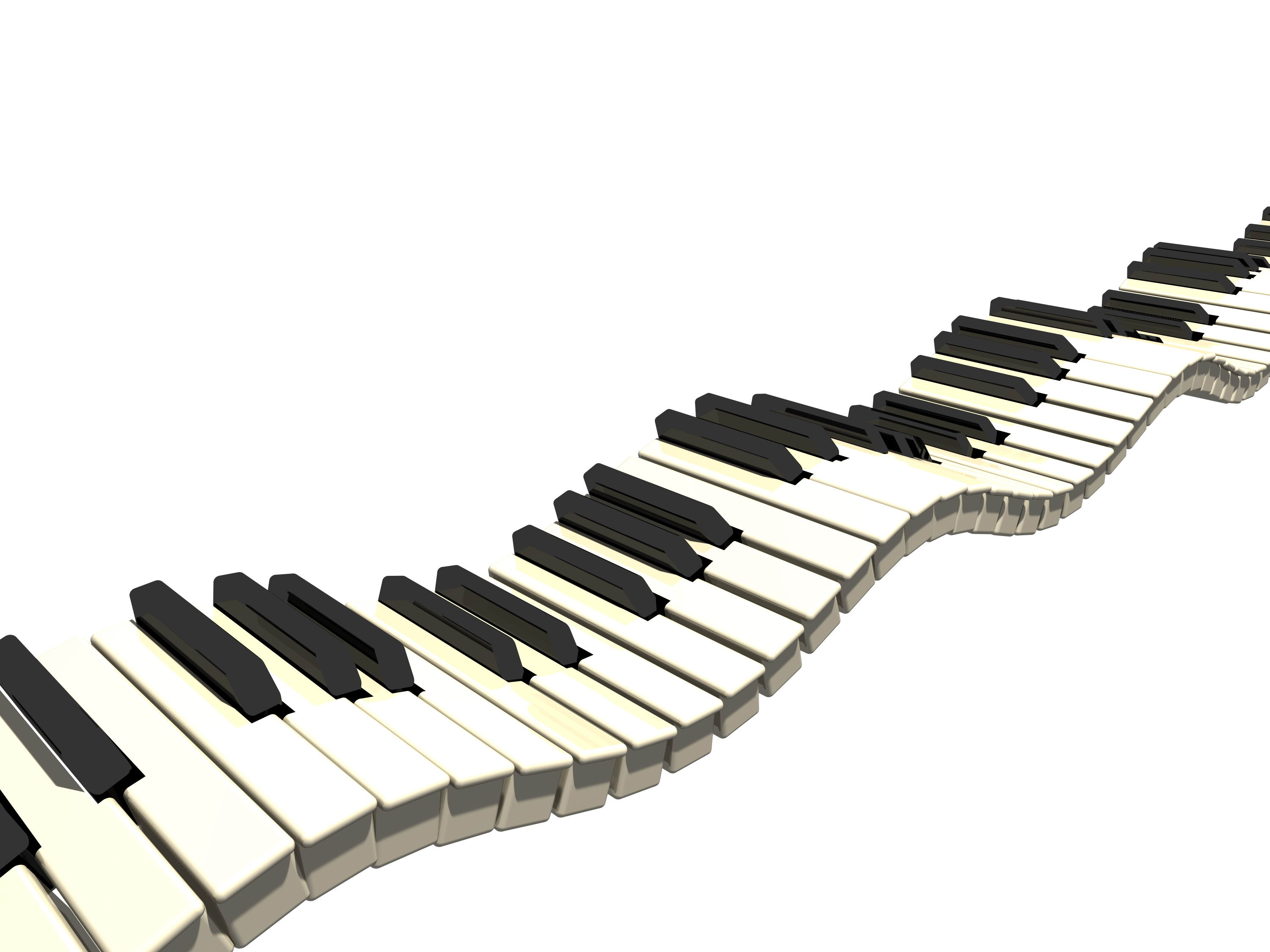 Piano Keyboard Cartoon