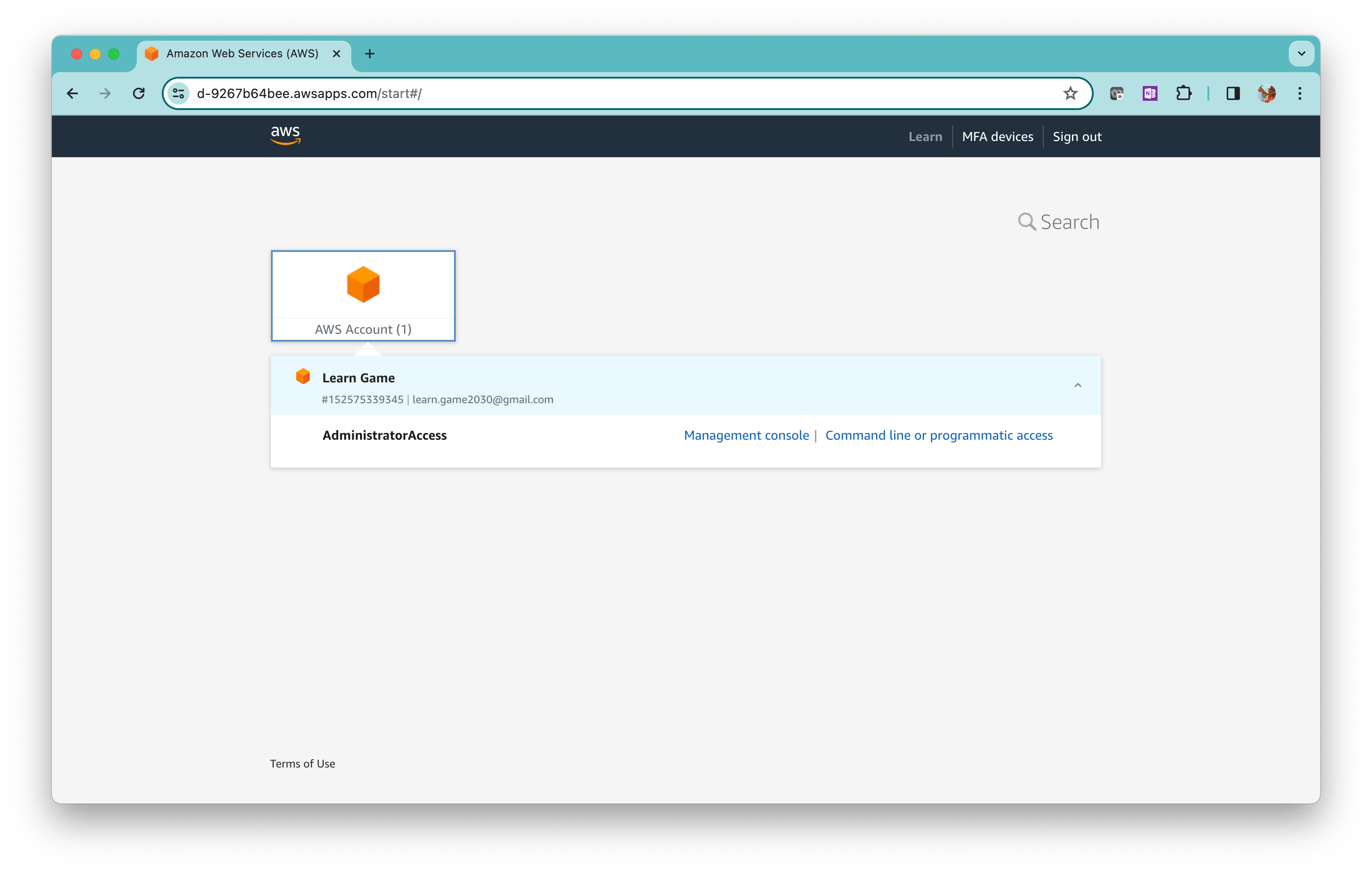 Getting started with Terraform