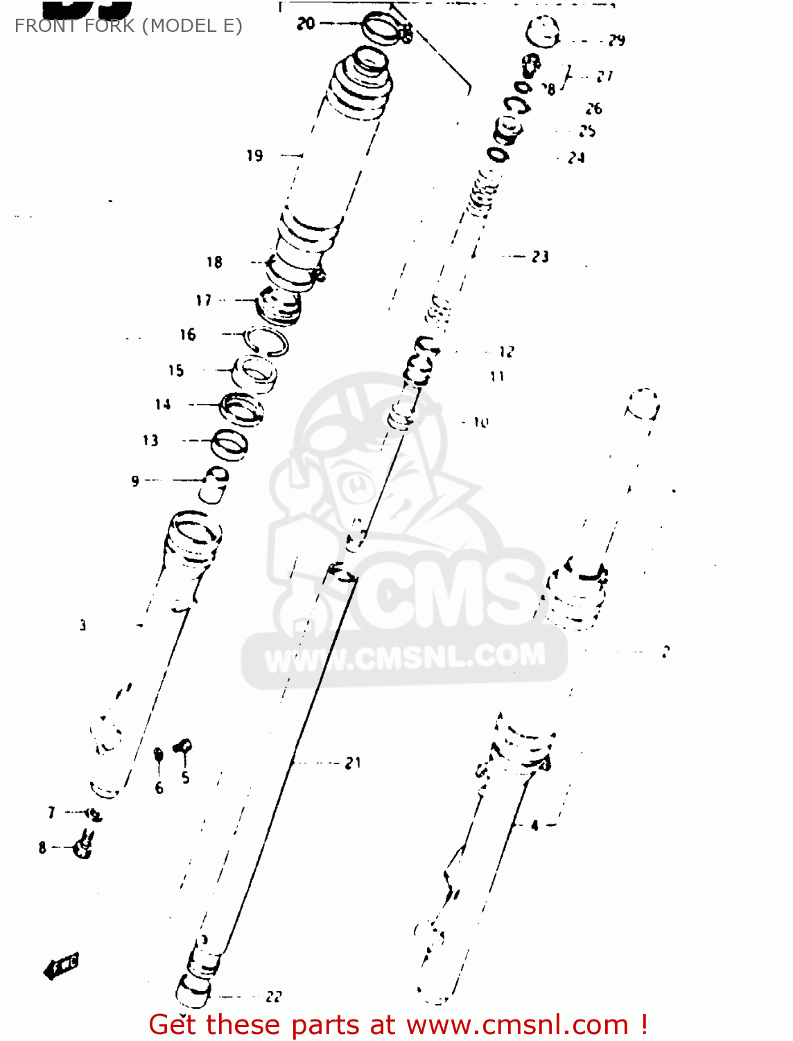 5111001A00 Tube,fork,inner Suzuki buy the 5111001A00 at CMSNL