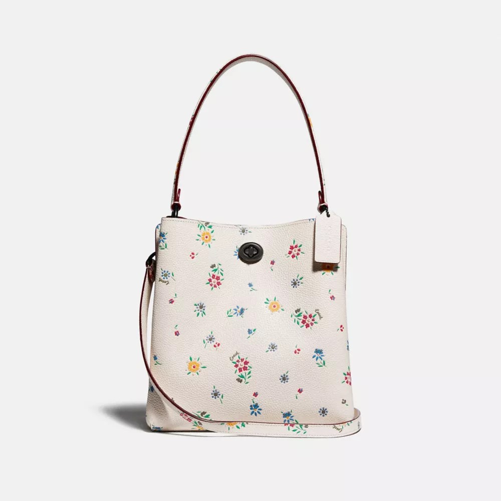 COACH® Charlie Bucket Bag 21 With Wildflower Print