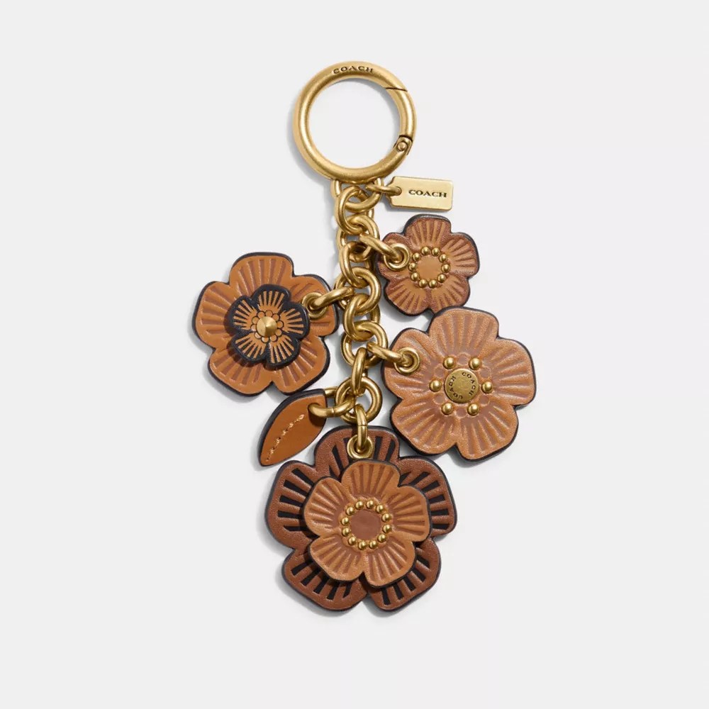 COACH® Tea Rose Mix Bag Charm