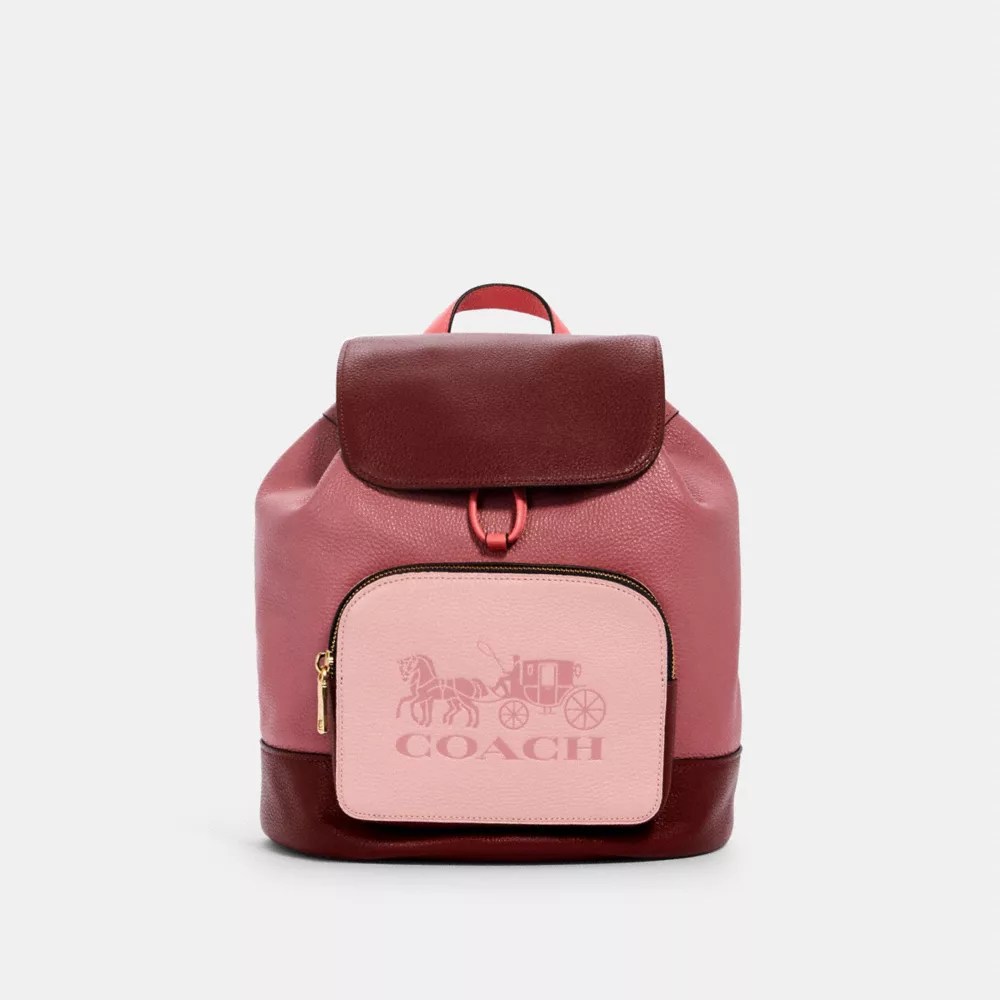 COACH® Outlet Jes Backpack In Colorblock With Horse And Carriage