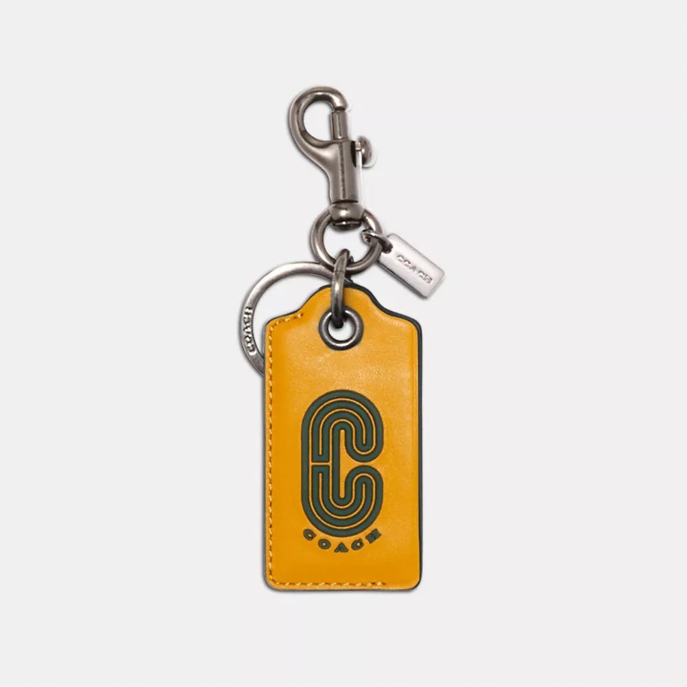 COACH® Outlet Bottle Opener Key Fob In Colorblock With Coach Patch