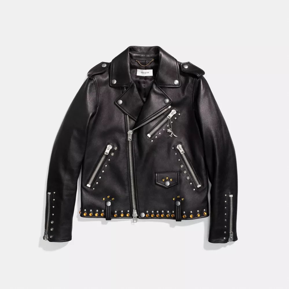 Western Rivets Moto Jacket COACH®