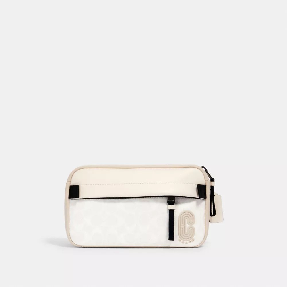 COACH® Outlet Edge Belt Bag In Signature Canvas