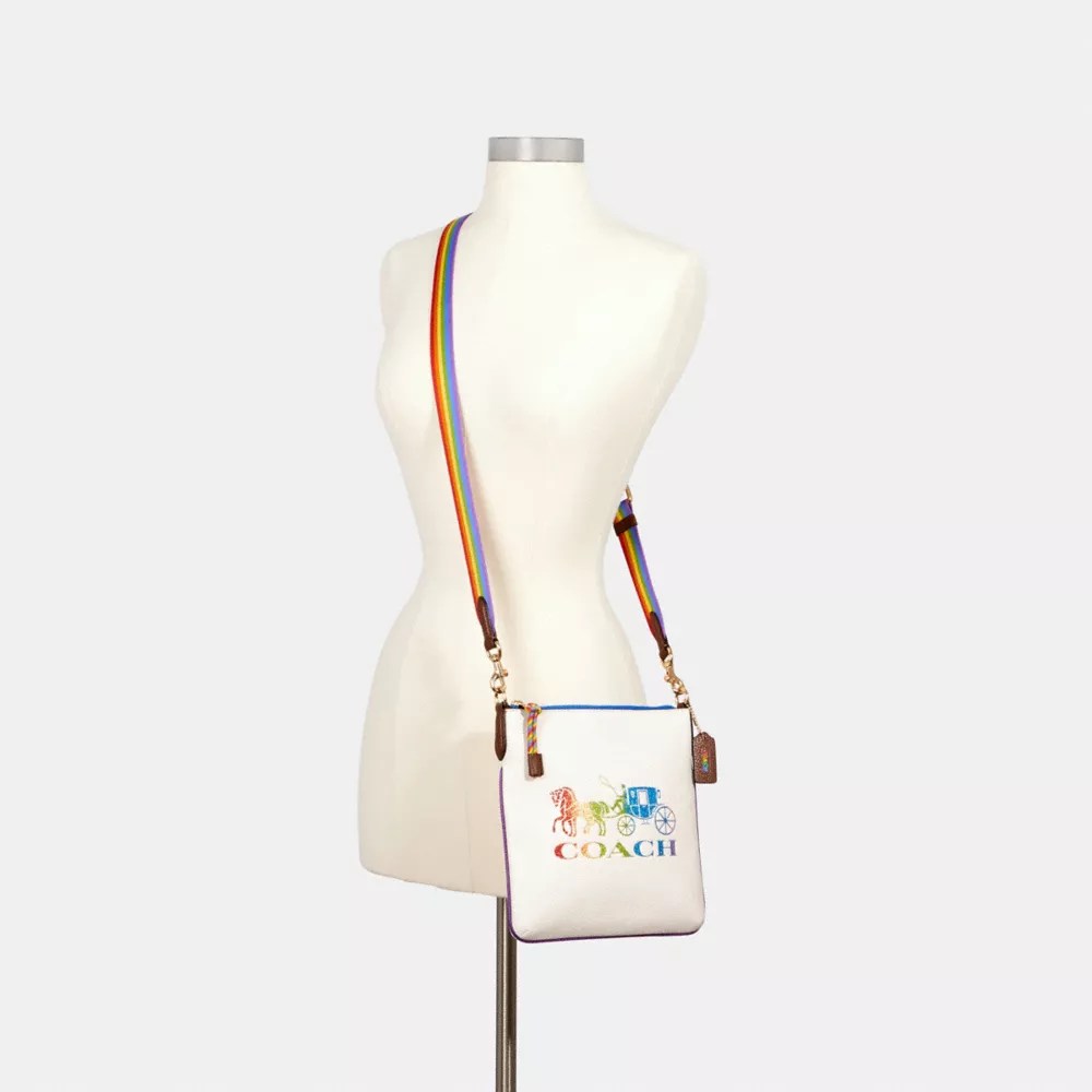 COACH® Outlet Jes Slim Crossbody With Rainbow Horse And Carriage
